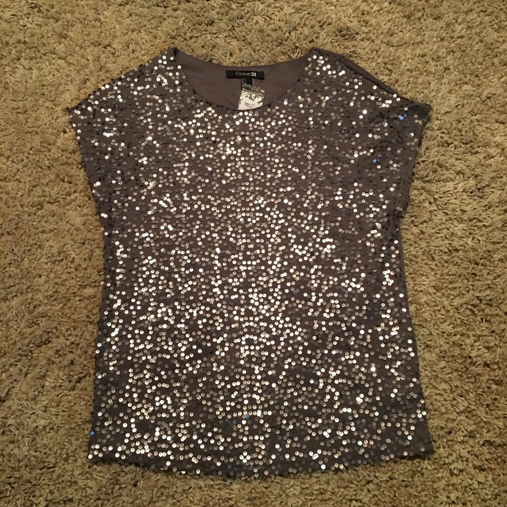 🔴SOLD🔴 Forever 21  Sequin Top